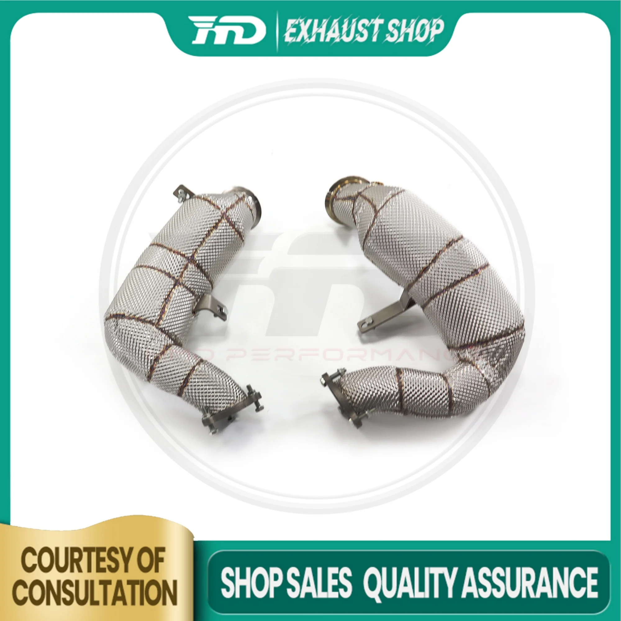 

Высококачественная водосточная труба для Porsche Macan GTS 95B 3,0T, выхлопная система из нержавеющей стали, теплозащитный экран, высокая производительность потока HMD