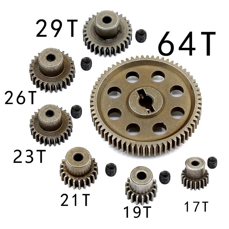 

The metal differential main gear is suitable for 1:10 HSP Himoto Amax Redcat Exceed 94111 remote control car accessories