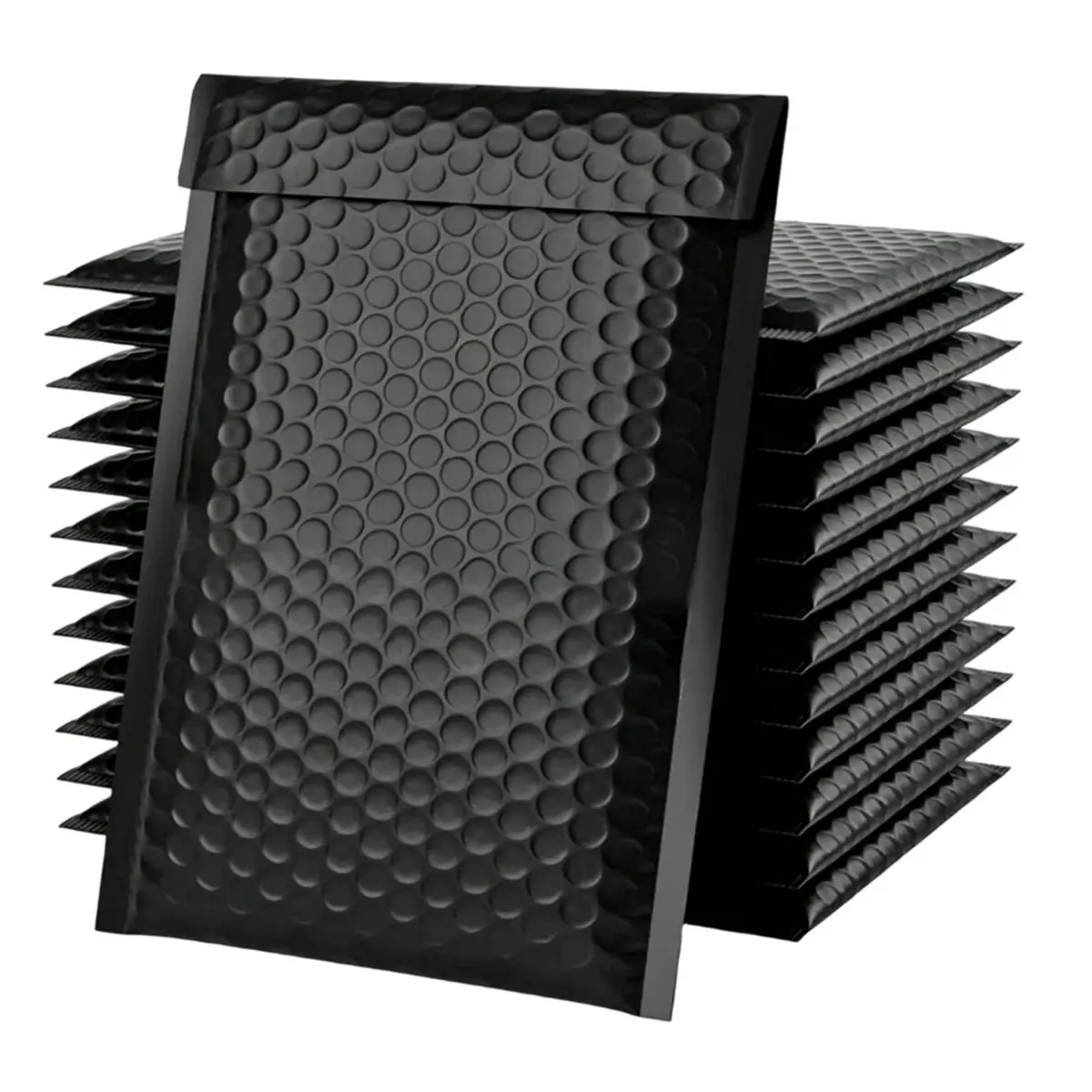 2026 New 50PC Bubble Mailers 23X18cm, Black Self-Sealing Padded Shipping Envelopes, Waterproof Cushioned Mailers