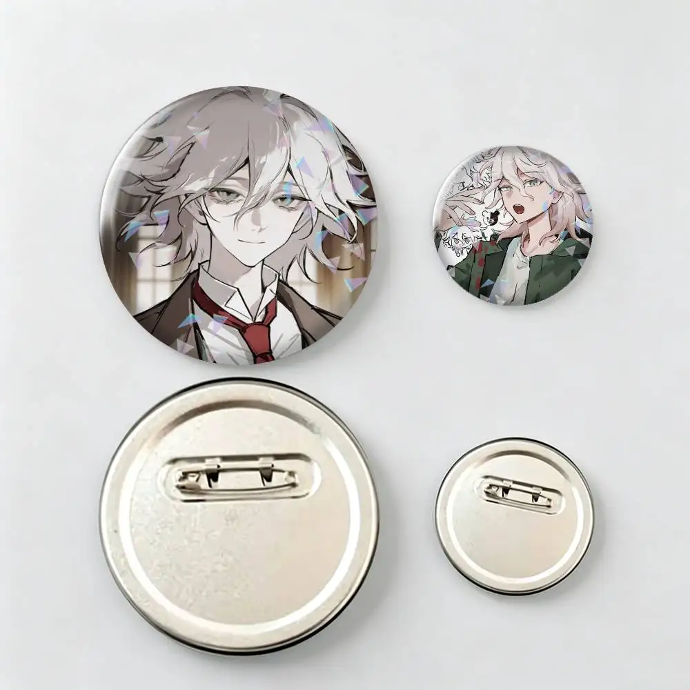 Nagito Komaeda Game Danganronpa  Brooch Metal Badge Brooch, Fashion Decorative Pins for Bag Clothing Decoration Gift,Souvenir.
