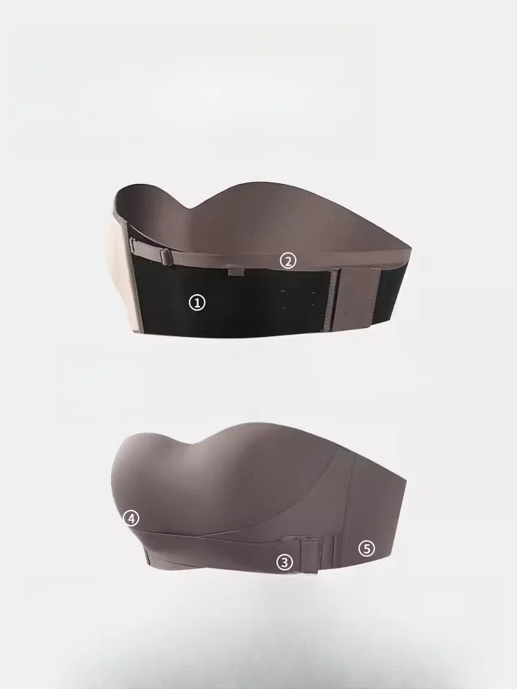 Strapless Beha Met Voorste Knop Voor Vrouwen, Verzameld Voor Anti Slip En Kleine Borst, Zichtbaar En Onzichtbaar, Omwikkeld