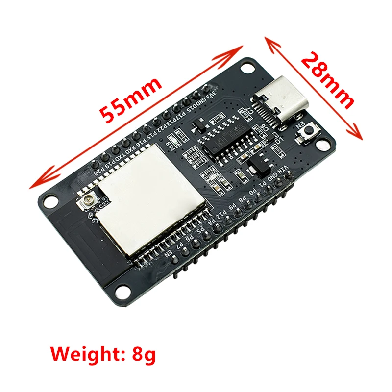NiceMCU BW05S Development Board, BW05S WiFi Bluetooth Module Core Board Type-C Interface IoT Wireless MCU Board