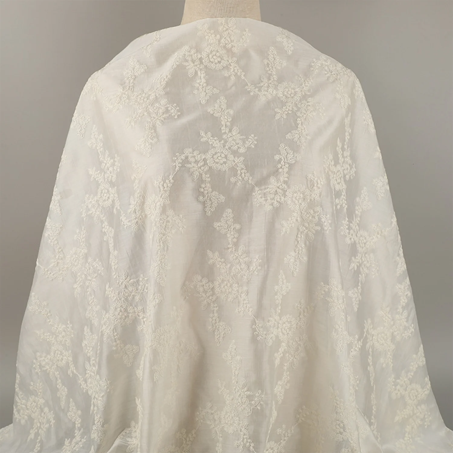 

5 Yards Full Length Lace Embroidery Fabrics Women Children Dress Textile Supplier DIY Handcrafts Curtain Table Cloth Sewing On