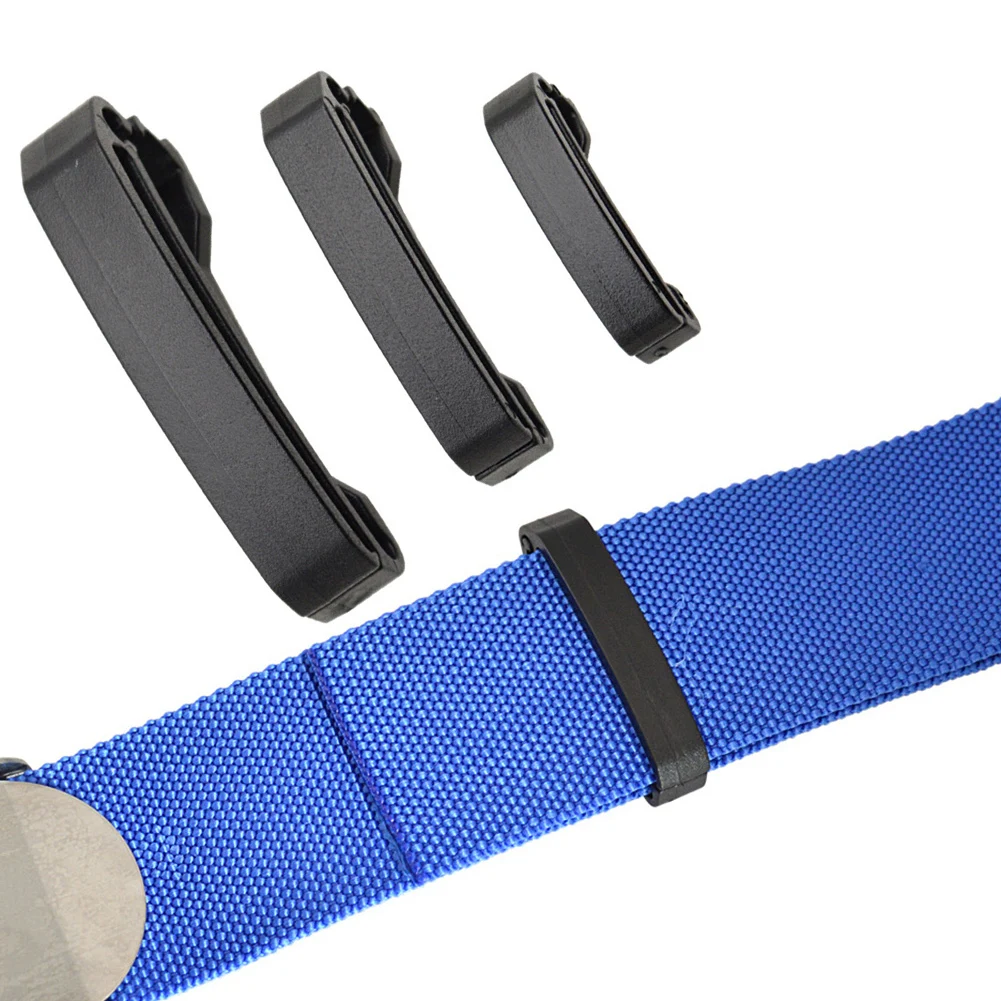 

2pcs For Webbing End Fixing Clip for Backpack Straps Quick Slip Diving Keeper Tail Buckle Prevent Tangling Lightweight