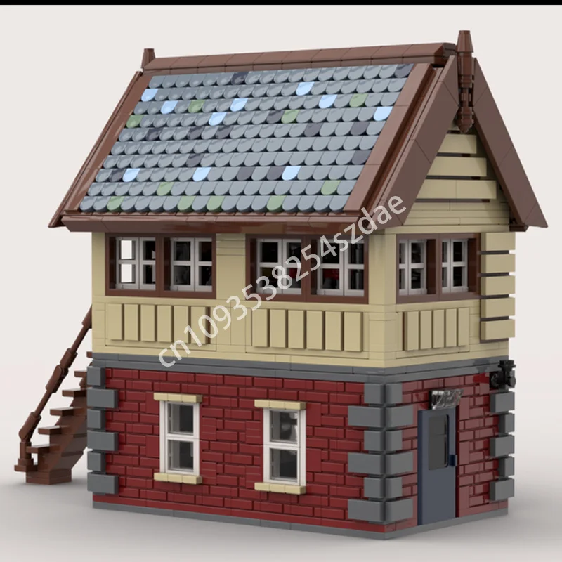 

1747 шт. сигнальная коробка MOC, строительные блоки, образовательные практические рождественские игрушки, подарок, STEM, конструкция пластика