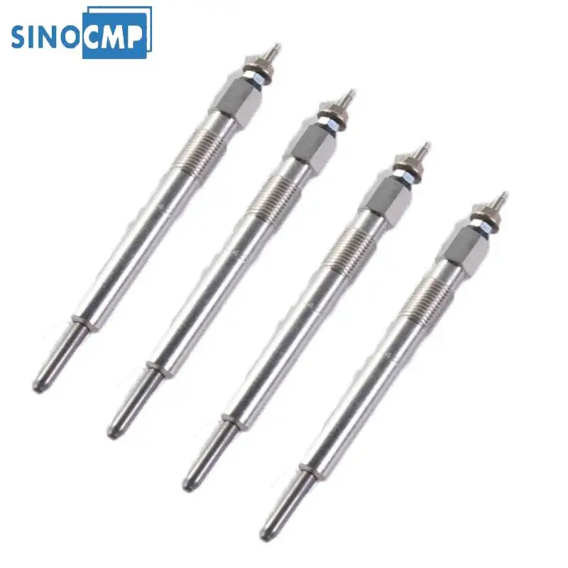 

4 шт., 24 В, свеча накаливания 18970337610 для Isuzu 4HF1 4HE1 4BG1 4BC2 NKR NPR 4,3 л, дизельный двигатель, аксессуары для экскаваторов, запасные части