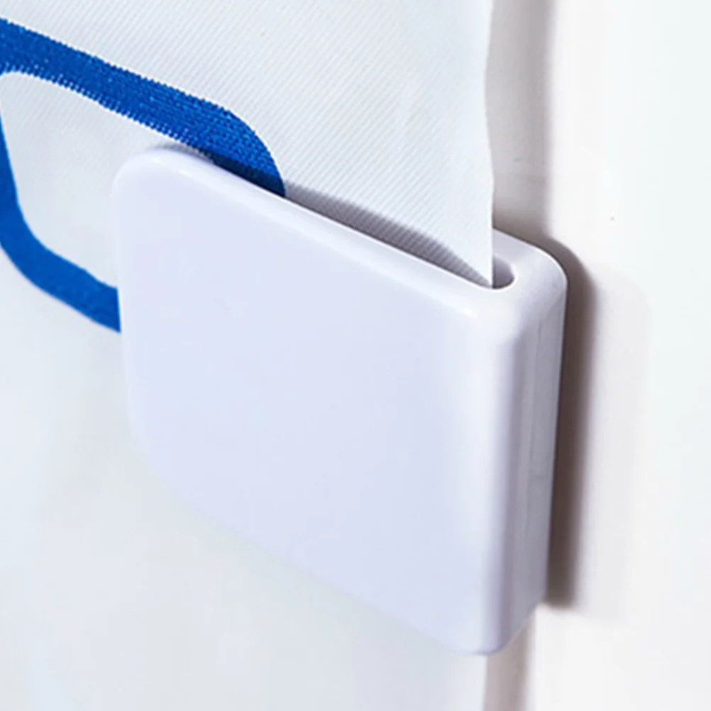 

6 Pcs Shower Curtains Holder Clip Clips for Liner Fastener White Bathtub Plastic