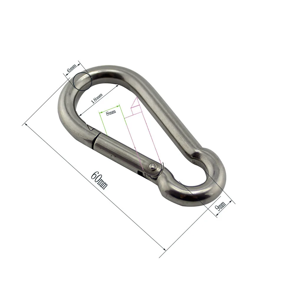 Stainless steel diamond buckle flower basket sunshade canopy accessories 6mm set four corner sunshade sail accessories