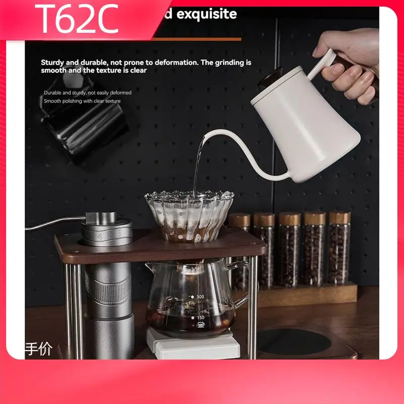 

【ELATED】Coffee Dripper Stand Wood Utensil Organizer Versatile Coffee Filter Holder Pour Over Coffee Station With Base