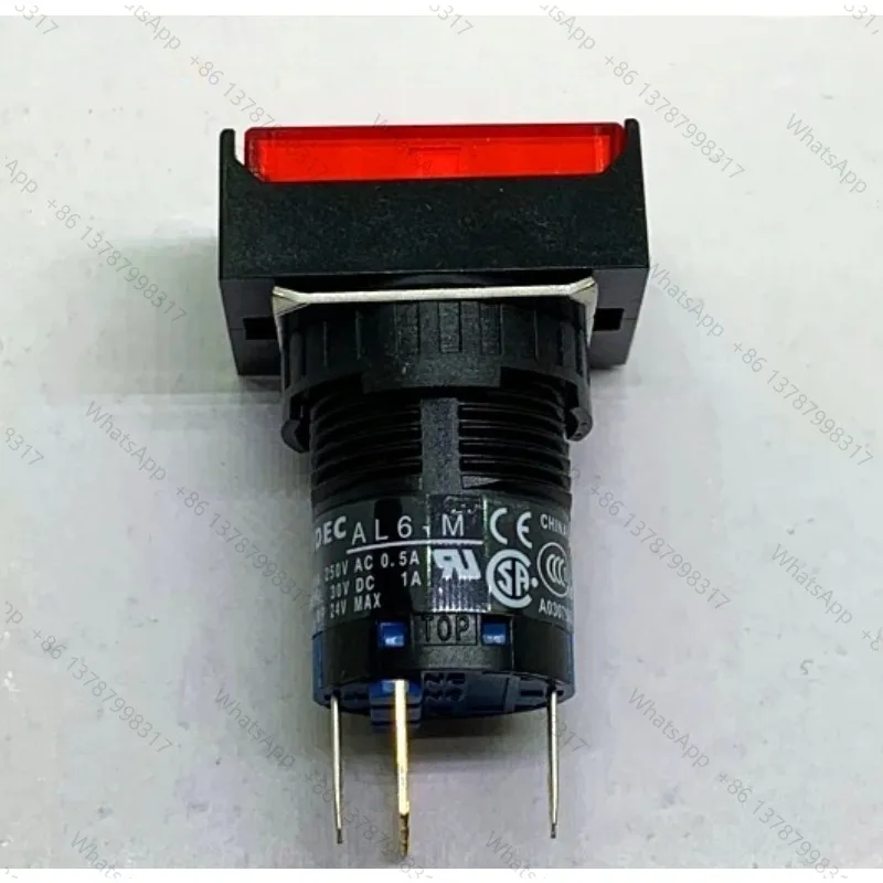 AL6-M AL6H-M14GC 14RC YC rectangular  with light self reset button SC A