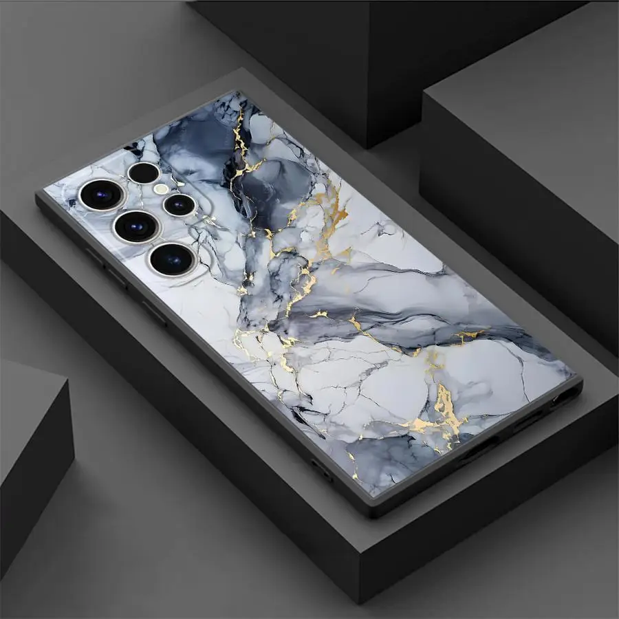 Marble Pattern Phone Case for Samsung Galaxy S22 Plus S21 5G S21 FE S24 S25 Ultra S20 S23 Ultra S22 Ultra Cover view 2