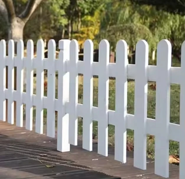 Modern Design PVC Slat Fence Low Maintenance Fence High Quality Backyard And Commercial Use Home Garden Decoration