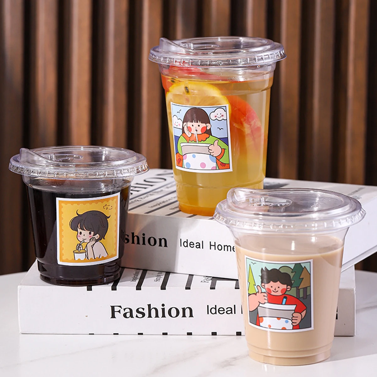 10PCS Transparent Disposable Plastic Cup Hot And Cold Drink Party Cup Suitable For Daily Household Use Weddings And Queuing
