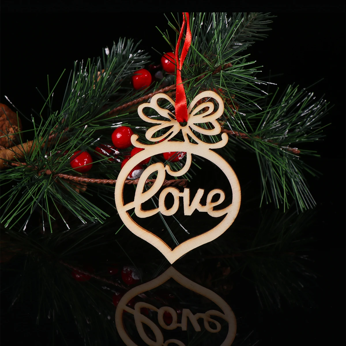 

6Pcs Christmas Tree Ornaments Lovely Hanging Decorations for Home Office Cafe Restaurant Parties Christmas Decorations