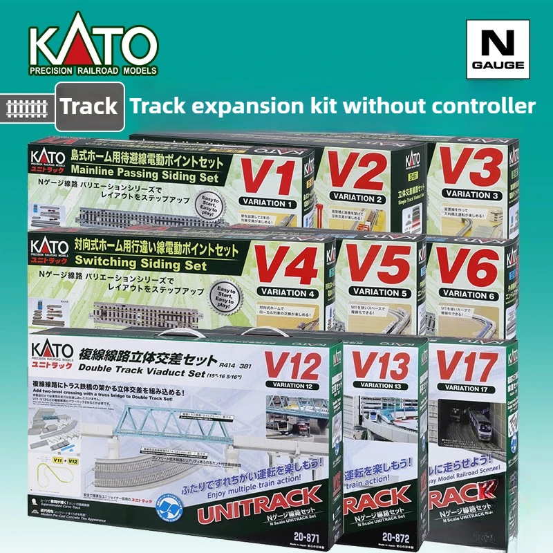 

KATO N-type 1/160 Train Model Track Set with Expansion Pack No Controller V1/V2 Sand Table Decoration Boy's Toy Gift