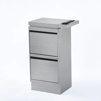 

Barber Shop Tool Cabinet Hair Salon Special Internet Celebrity Stainless Steel Hair Tool Cabinet Double Sided Drawer Locker