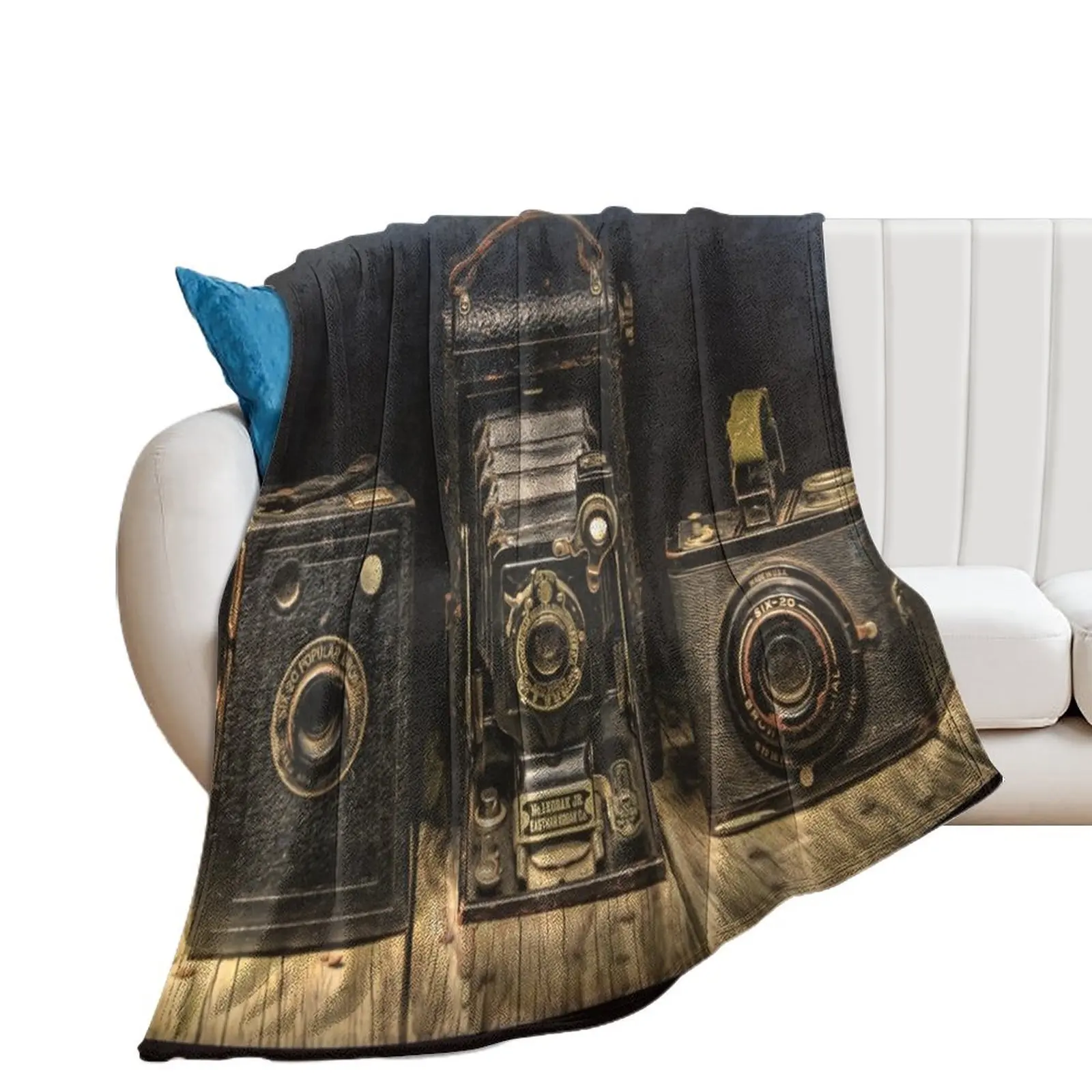 Kodak Three Pack Throw Blanket Luxury Brand Single funny gift Blankets