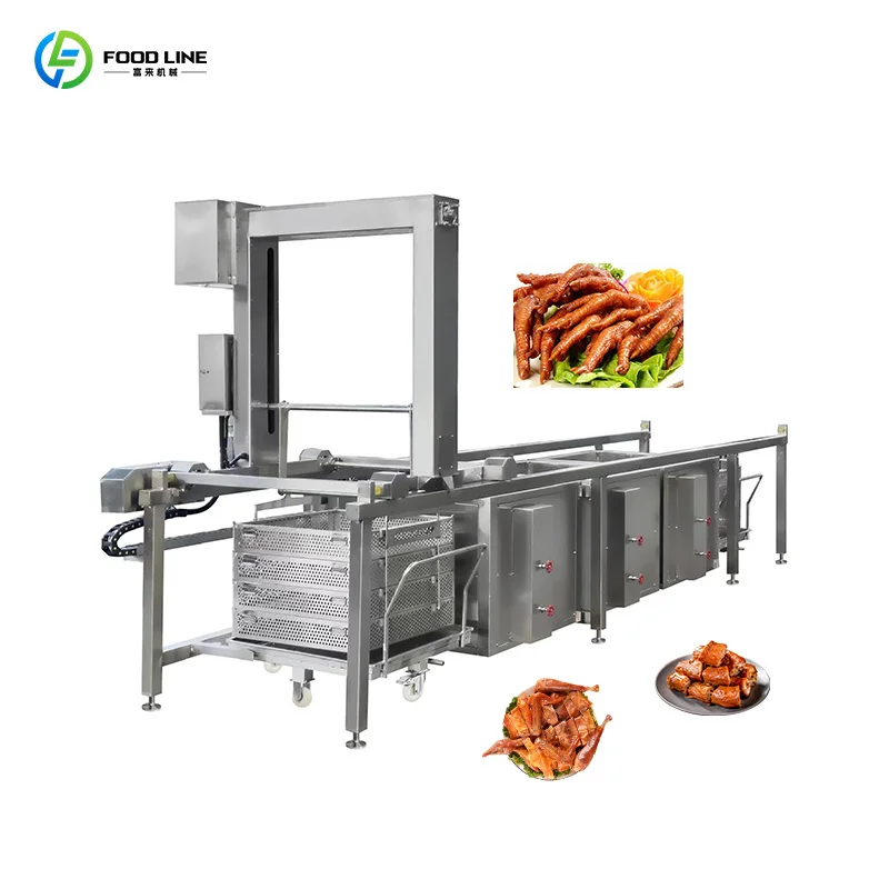 Energy Saving Continuous Meat Stewing Pot for Braised Chicken Feet Duck Neck Beef Mutton Commercial Use Customize