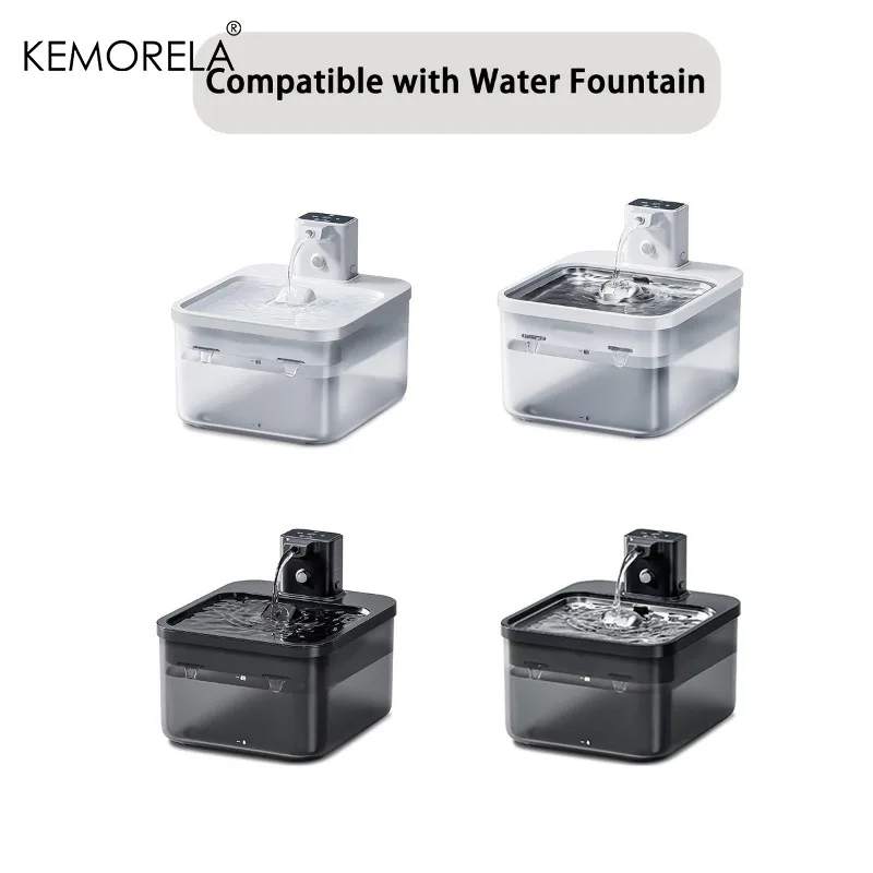 6/12PCS Cat Water Fountain Filters Replacement - with Activated Carbon Fit for Most Waterer Clean Drinking Water for Cats Pet gallery 2