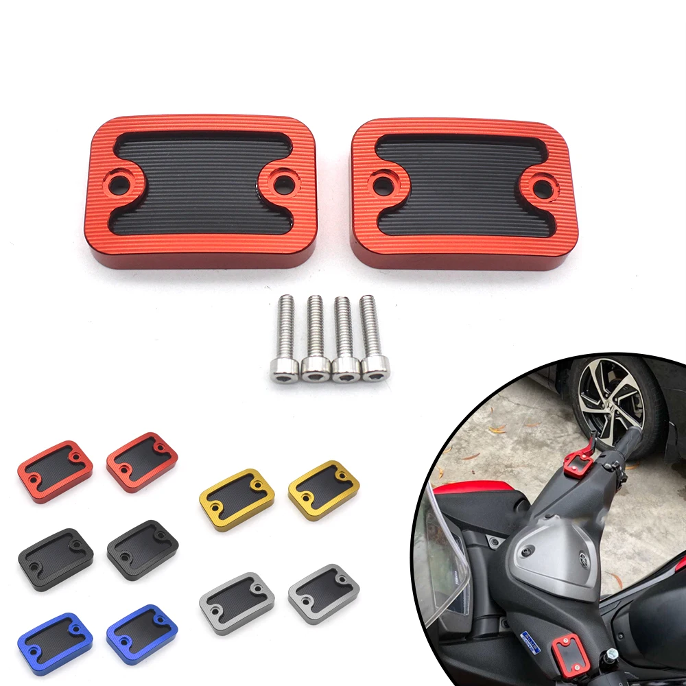 NMAX155 NMAX125 Upper Pump Cover Front Brake Fluid Reservoir Cover Cap Guard Protector For Yamaha NMAX 155 125 2015 2020