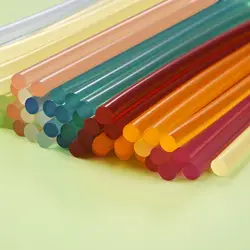 5pcs Transparent Hot Melt Glue Sticks DIY Seal Wax Sticks For Melting Glue Gun Sealing Wax Wedding Invitation Decoration 20CM