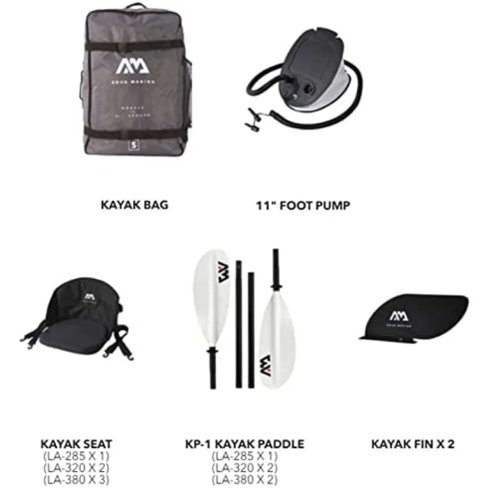 aquamarina Kayak Inflatable with Paddle