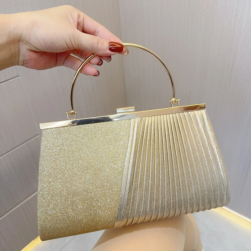 

2024 New Women Evening Bag Clutch Handbag Shoulder Crossbody Bags Wedding Prom Party Purse With Detachable Chain