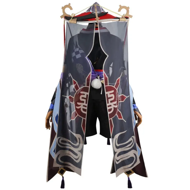 Scaramouche-Juego de Cosplay, traje de Cosplay, Anime, Halloween, carnaval, ropa de fiesta