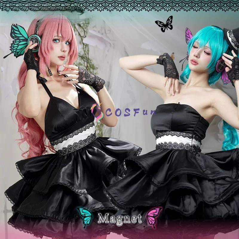 

Хацунэ Мику Косплей Костюм Megurine Luka Сексуальное Платье Аниме Ролевая Игра Хэллоуин Вечеринка Карнавал Магнит Униформа COSFun