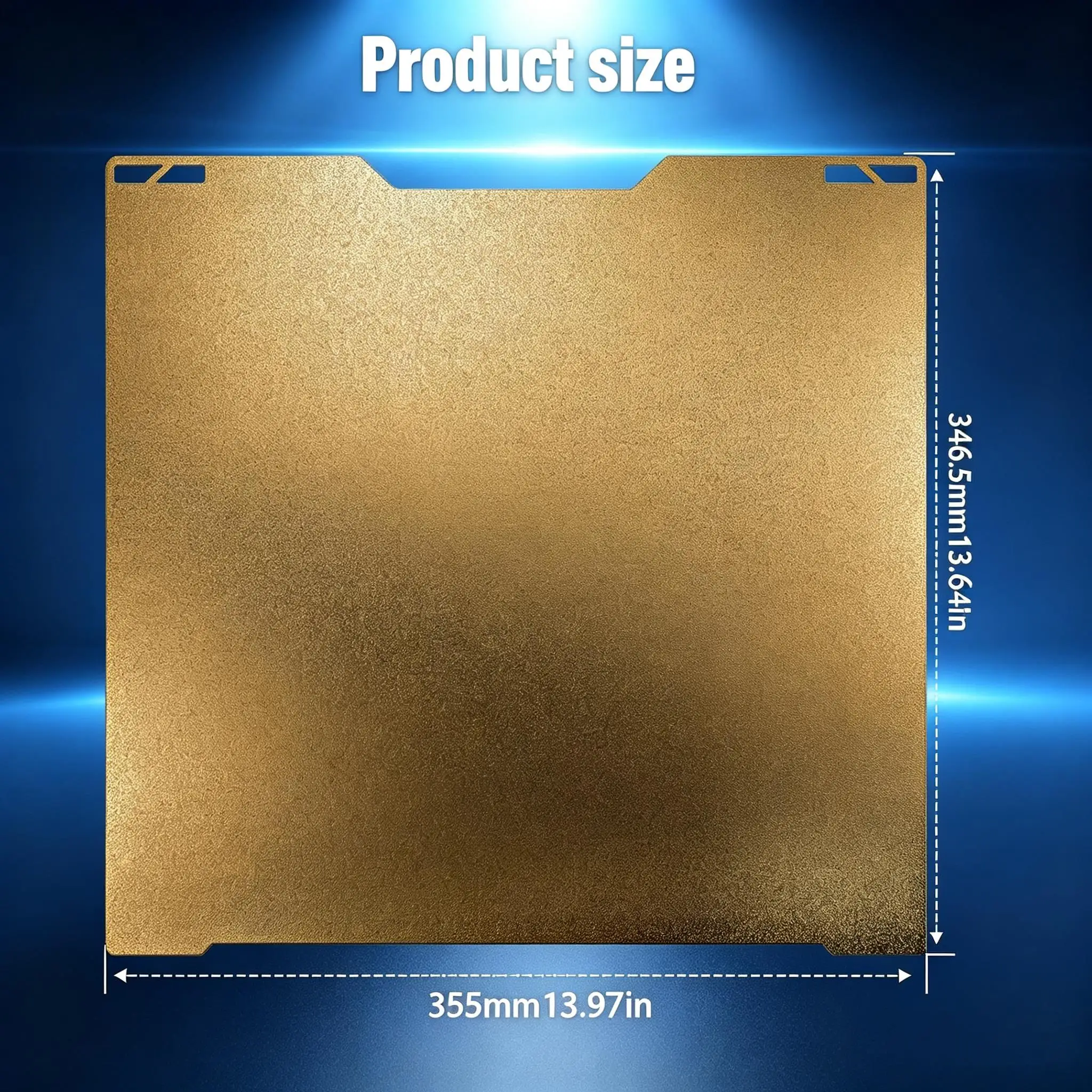 For Bambu Lab H2D H2S 350x320 Build Plate Smooth Textured Spring Steel Buildplate Cold Heat Bed Removable 3D Printer Accessories