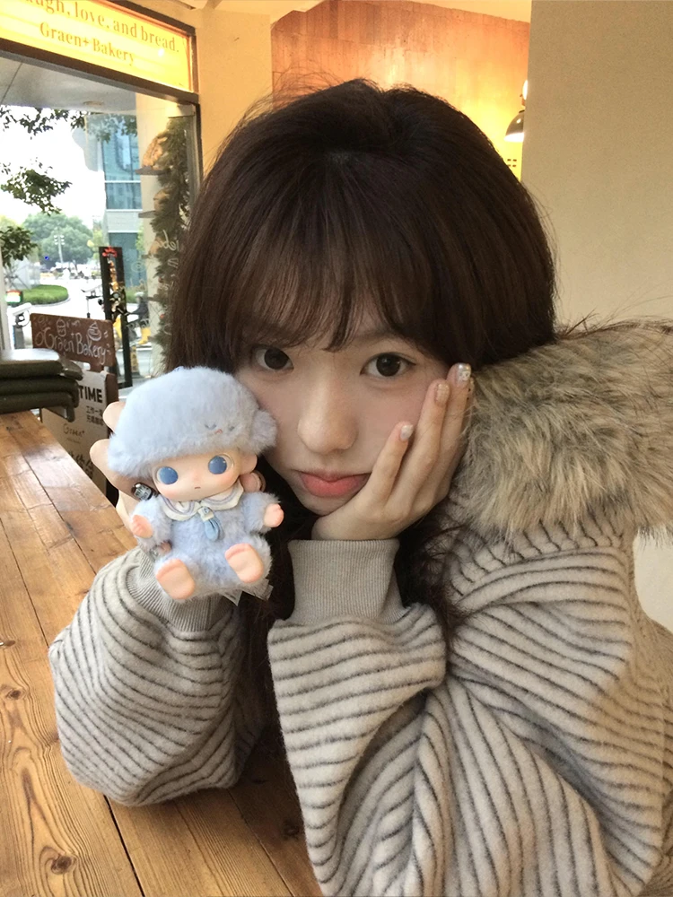 

Американский утепленный флисовый кардиган-толстовка с капюшоном для женщин, повседневная свободная верхняя одежда, зимний комфортный стиль