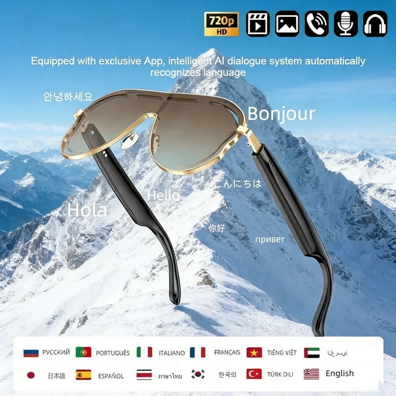 

A17 Smart Wireless Bluetooth Glasses Multifunctional Sunglasses Sport Glasses Video Recording Calling Music Playback New