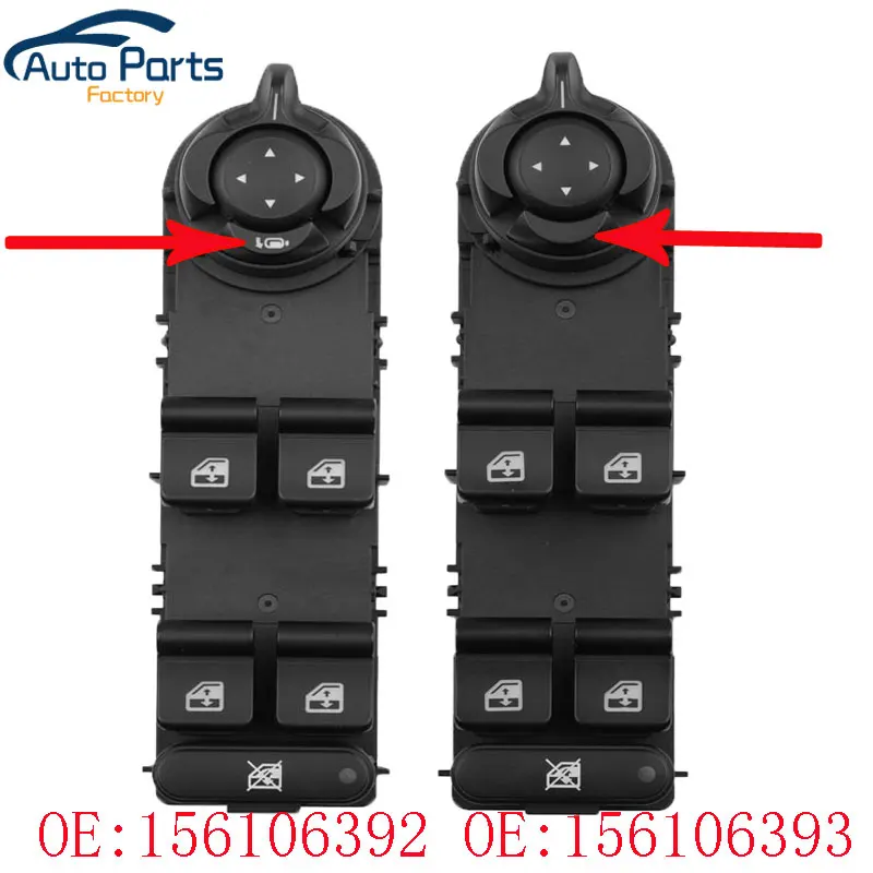 New Power Window Switch For Alfa Romeo Giulietta 940 2010-2020 Car Switch Button 156106392 156106393