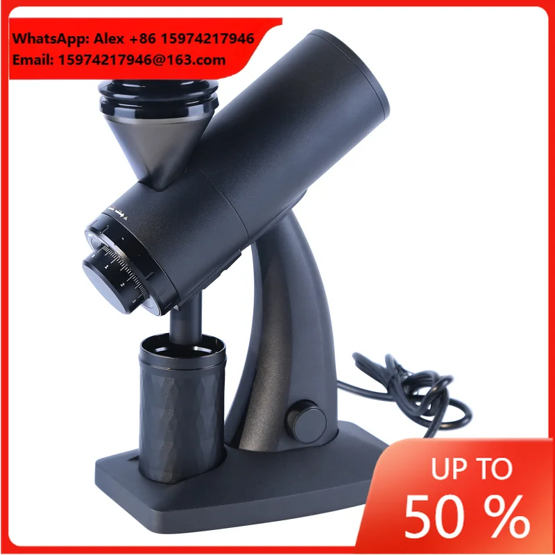 2025 Aluminum Alloy Coffee Grinder Electric Coffee Espresso Grinder For Commercial Use