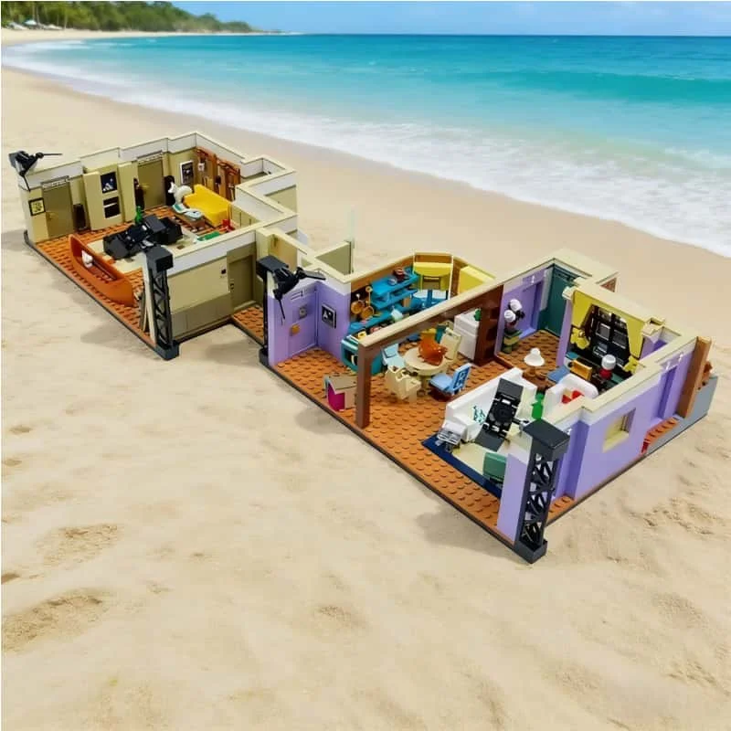 

2048PCS building Block toy series Friends Apartment Collection Model Decoration Children's birthday Gift Home Decoration