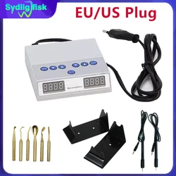 Dental Lab Electric Thin Waxer Carving Knife Machine Double Wax Carving Pen 6 Wax Tip Pot Dental Carve Equipment Dentist Tools