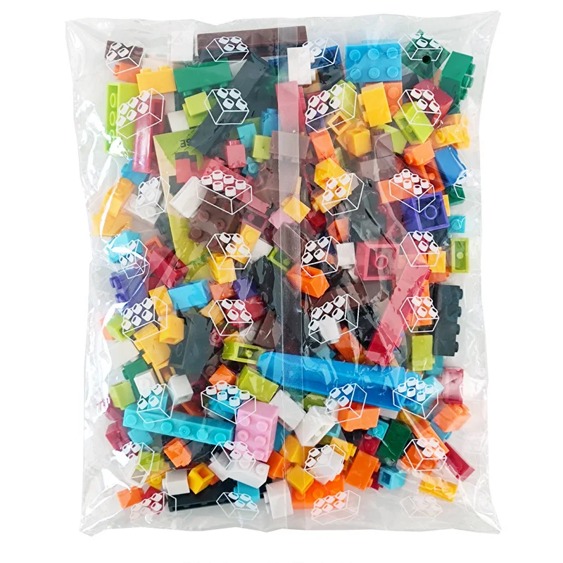 Bulk Blocks 17Colours 250/500g 250/500pcs Boys/Girls Styles Solid/Mixed colours Compatible with LEGO Children's Toys DIY Build