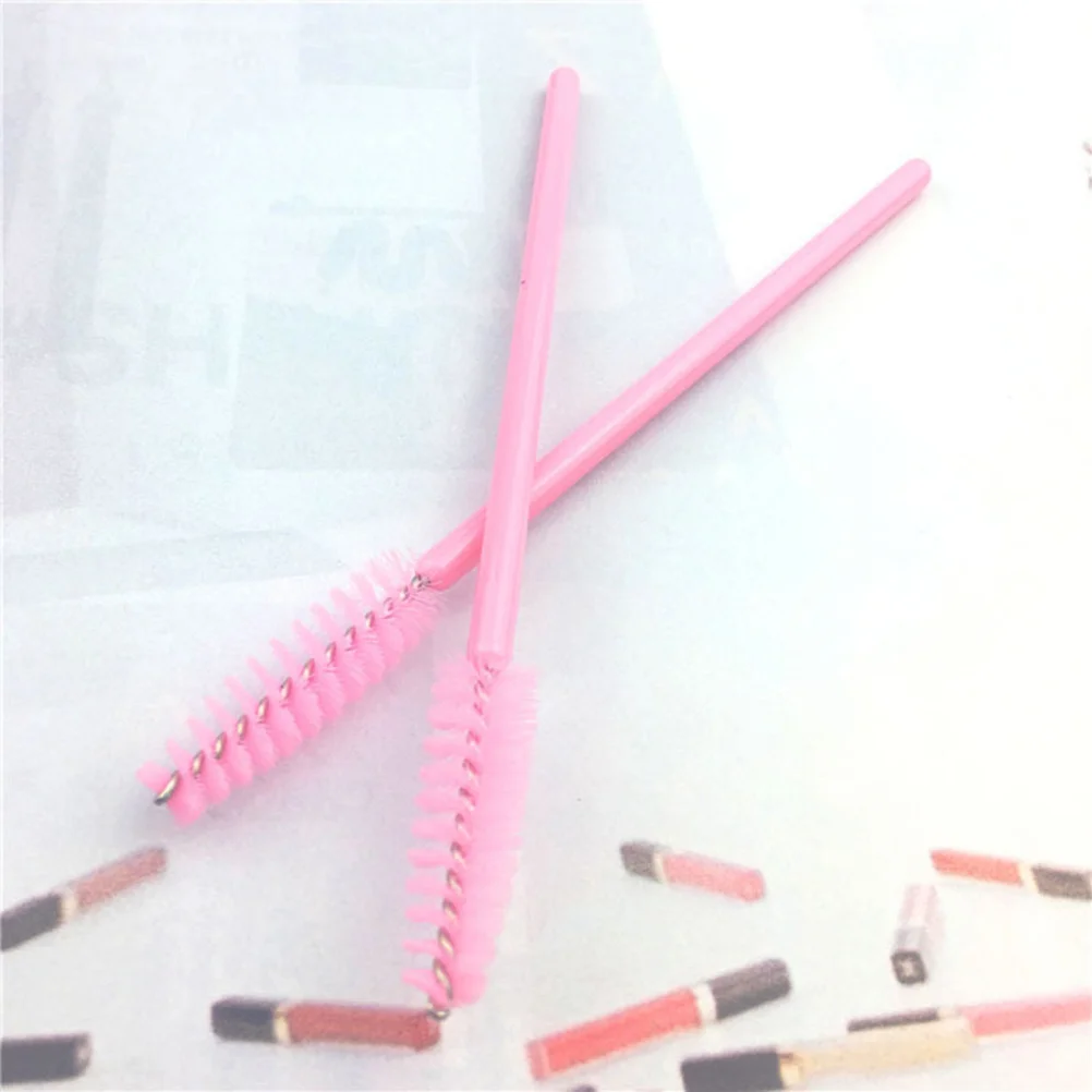 100本入りまつげメイクブラシキット、均一なマスカラ塗布のための柔軟なチップ付き、まつげスタイリング用品