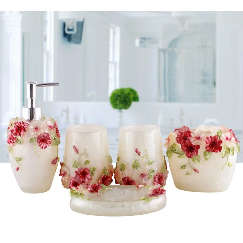 European Style Emboss Resin Ba – Wedding Bathroom Supply Kit recenzja i cena