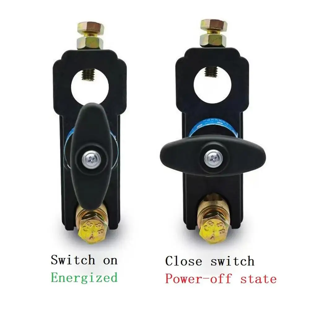 12V/24V Universal Car Battery Disconnect Switch Battery Terminal Anti-leakage Switch Battery Disconnect Isolator Cut Off Switch