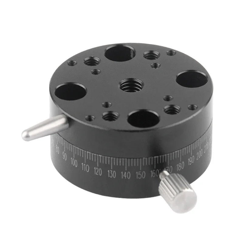 

R-axis rotation fine-tuning table high-precision angle manual knob feed indexing plate REG25/40/60 displacement slide