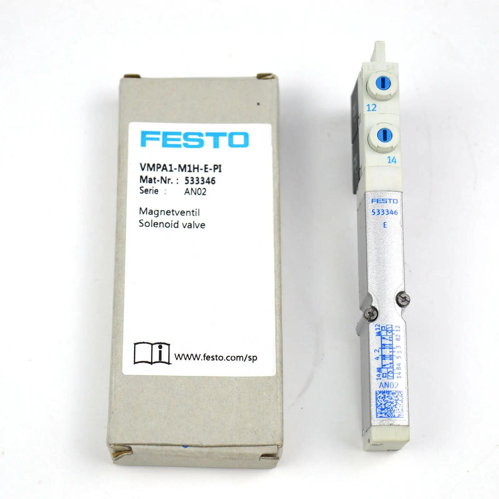 

FESTO VMPA1-M1H-E-PI Solenoid Valve 533346 10mm