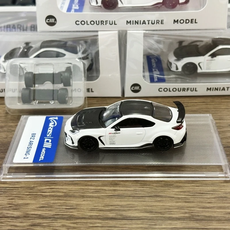 Newly Stocks CM Model 1:64 Varis BRZ White Color Diecast In 2024