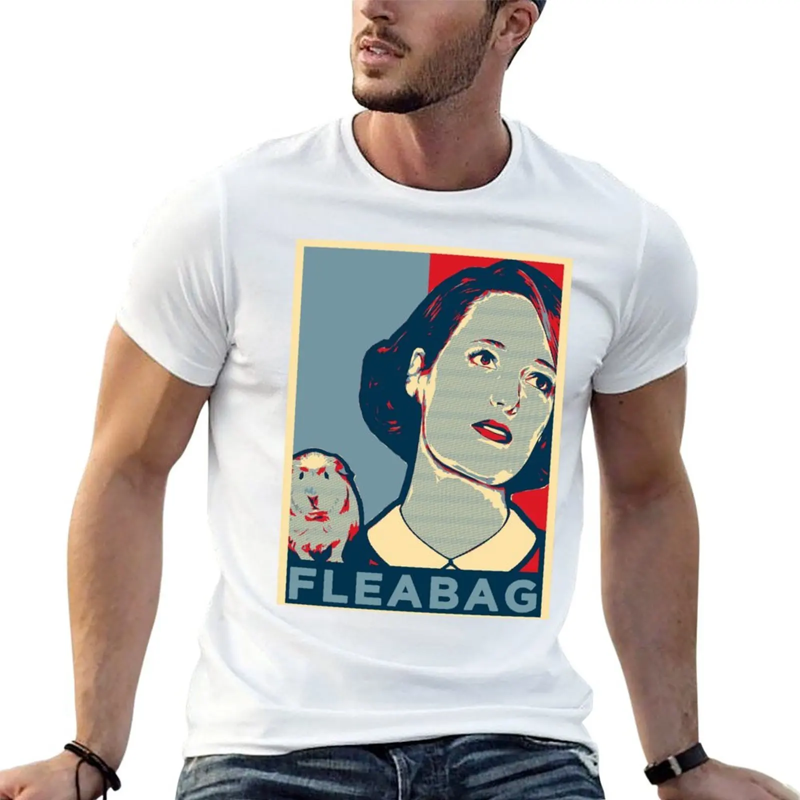 

Fleabag PWB and Hillary T-Shirt man graphic t shirt t shirts for man pack cotton cotton t shirt pack T-shirt