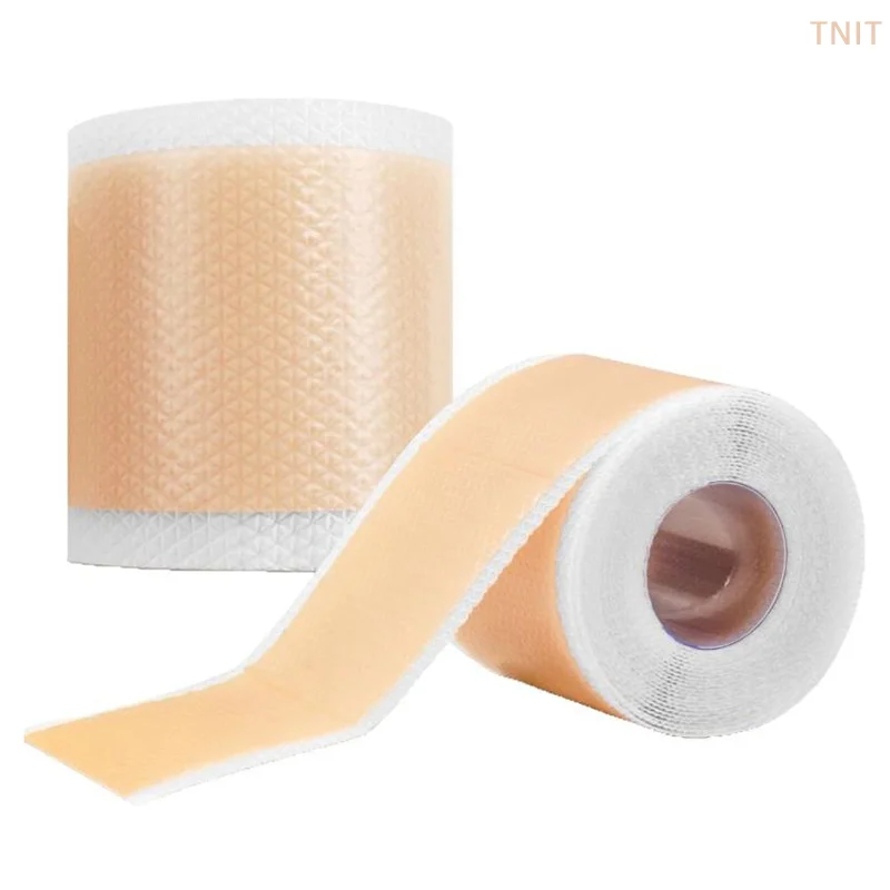 [JN] 1 Roll Silicone Scar Sheets ,Silicone Scar Sheets ,Self-Adhesive Scar Cover Tape Skin Care Waterproof And Breathable