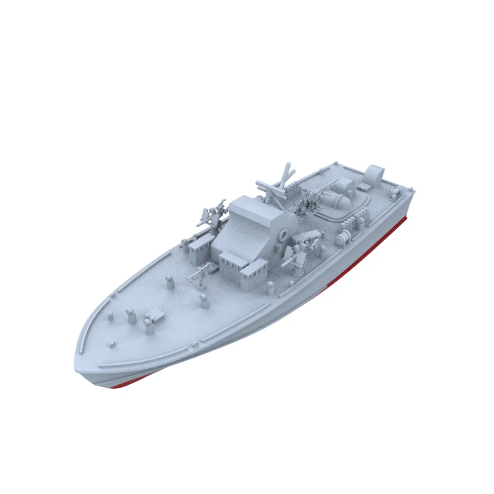 SSC772 MRY-SFW 1/350 1/700 1/200 US 80 Ft Nasty PTF-7 Kit de Modelo Militar com Casco Completo