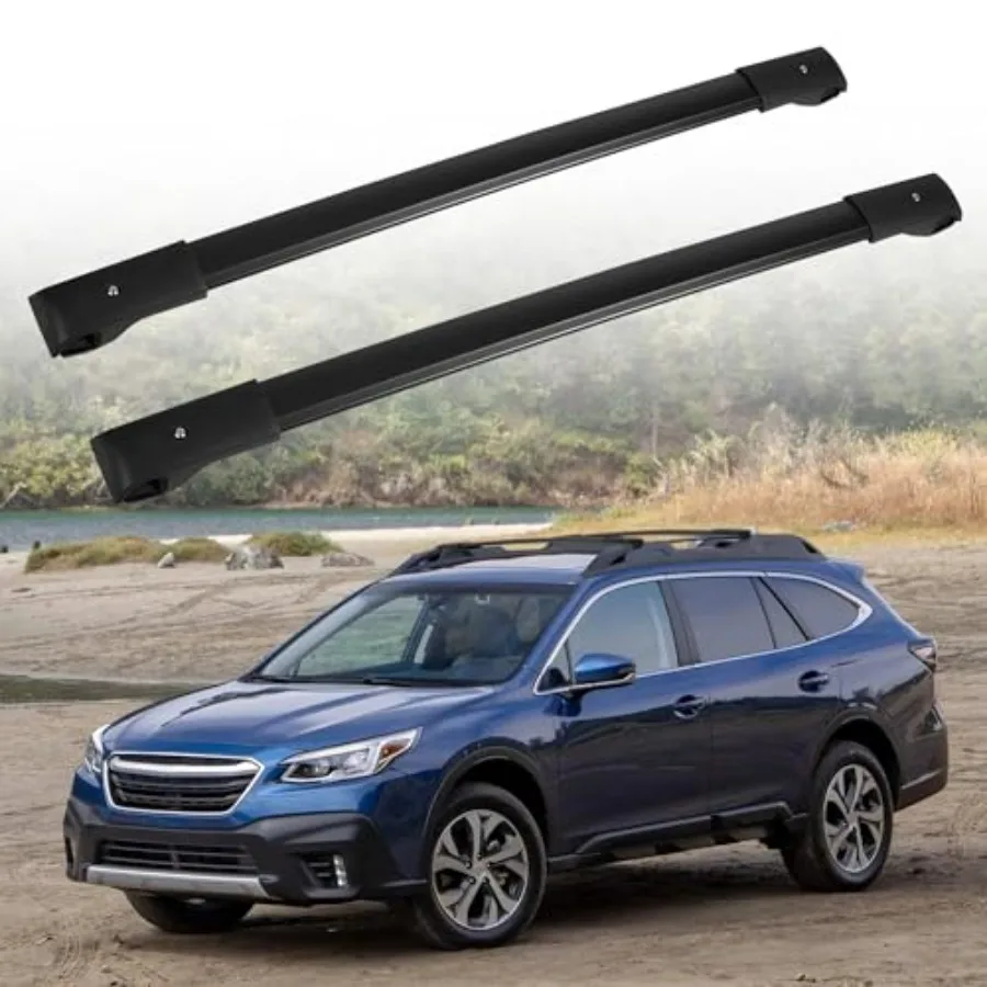 

Roof Rack Cross Bars fits for 2019-2026 Subaru Ascent with Raised Side Rails Adjustable Anti-Theft Aluminum Crossbars Compatibl