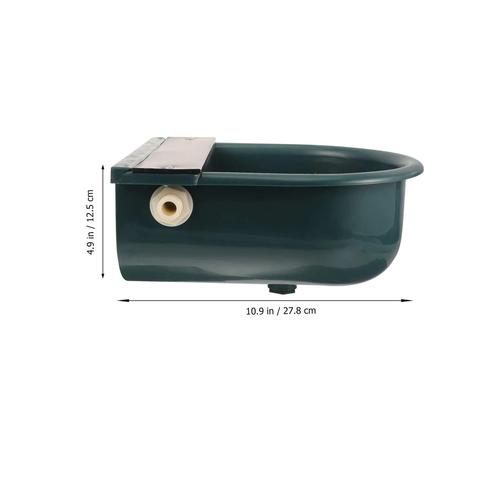 

Cow Waterer Automatic Livestock Drinking Bowl Float Controlled Water Level Horse Cattle Goat Dog Farm Use Plastic Container