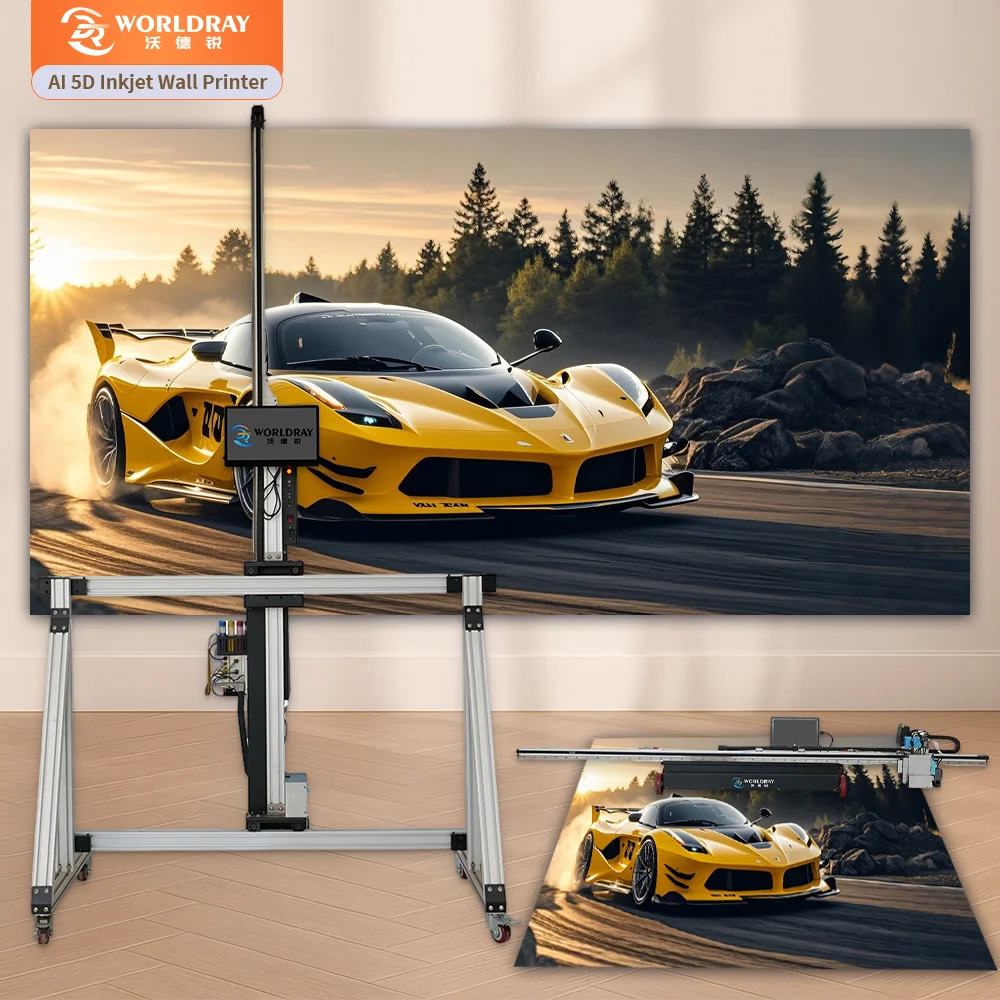 

WorldRex Top Quality 2 In 1 AI Wall and Floor Printer with 256㎡ Per Hour 3D Printing Machine