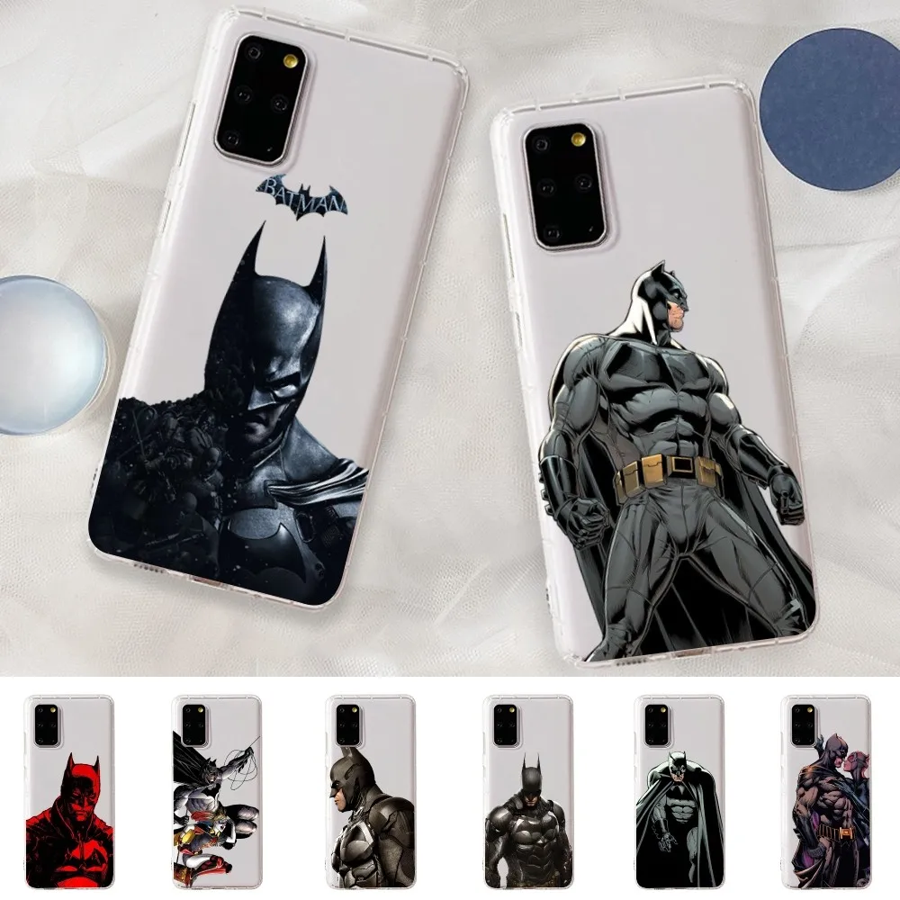 

Cool B-Bat-mans Phone Case For Samsung A12 21 30 31 51 52 70 71 For Redmi8 9 10 For Honor10 70 50 Clear Case